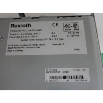 Rexroth Egypt Dutch Indra Drive HCS02.1E-W0012-A-03-NNNN Umrichter