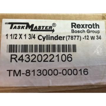 Rexroth Australia Japan TM813000-0016 Taskmaster 1.5&#034; x 1.75&#034;