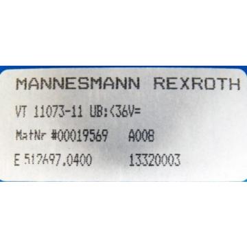 Mannesmann Australia Russia Rexroth VT 11073-11 VT11073-11 00019569 Kondensator Modul -unused/OVP
