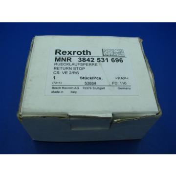 Bosch Egypt Mexico Rexroth VE2/RS Return Stop  3842531696 NEW