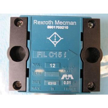NEW Canada Japan Rexroth Mecman FIL C15i 8901704660 Filtre NIB