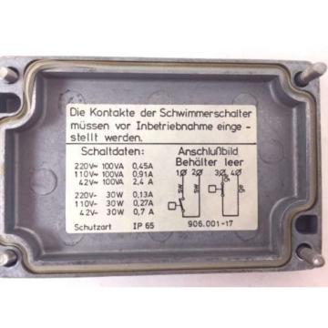 Rexroth Russia Germany  Schwimmerschalter 500 AB 31-04-W Float Switch 250V 0.6A (AC) 0.3A (DC)