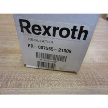 Rexroth Russia Australia PR-007565-21006 Regulator PR00756521006