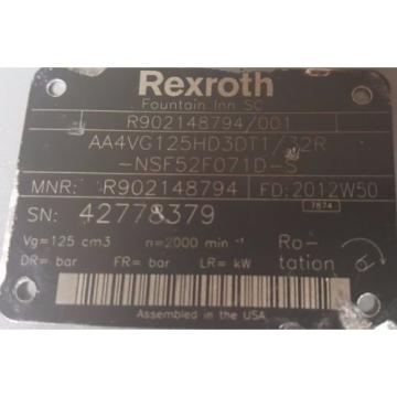 AA4VG125HD3DT1/32R-NSF52F071D-S France Japan Bosch Rexroth Pump