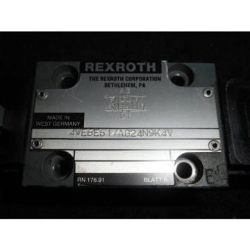 Rexroth Valve 4WE6E51/AG24N9K4V TESTED amp; WARRANTIED