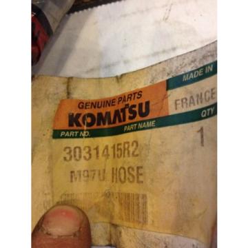 New Komatsu Genuine Parts Hydraulic Hose 3031415R2 Warranty! Heavy Equipment