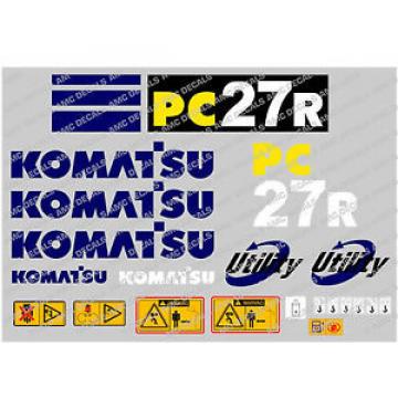 KOMATSU PC27R DIGGER DECAL STICKER SET