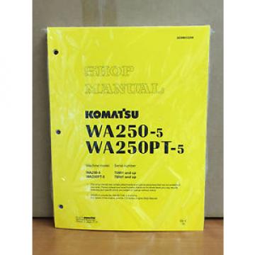 Komatsu WA250-5, WA250PT-5 Wheel Loader Shop Service Repair Manual