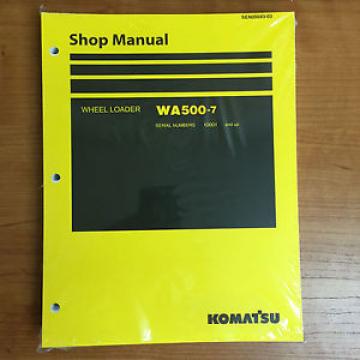 Komatsu WA500-7 Wheel Loader Shop Service Repair Manual 10001 and UP