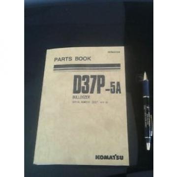 Komatsu D37P-5A BULLDOZER PARTS BOOK Serial numbers 3661 and up   PEPB001504