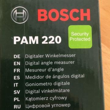 Bosch PAM 220 Digital Angle Measurer and Mitre Finder SAME DAY DISPATCH!!!