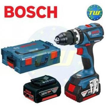 Bosch GSB18V-EC 18V BRUSHLESS Combi Drill with Metal Chuck &amp; 2x 4.0Ah Batteries