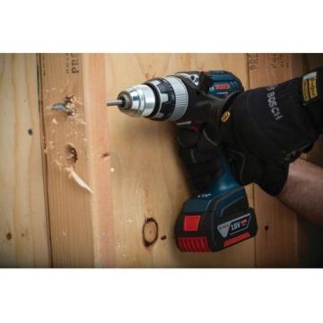 Bosch Lithium-Ion 1/2in Hammer Drill Concrete Driver Kit Cordless Tool-ONLY 18V