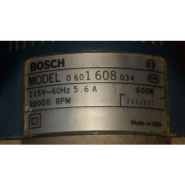 Bosch 1608 Router Laminate Trimmer Tool Corded Electric working 30,000 rpm trim