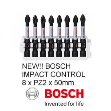 NEW!! Bosch Impact Control Screwdriver Bit 50mm, 8 x PZ 2 NEW RANGE !!!!