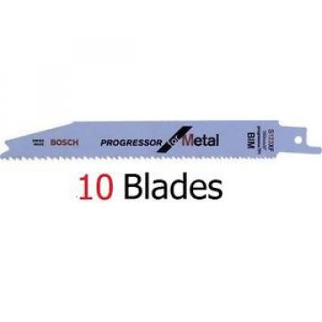 10 x Genuine BOSCH S123XF Sabre Saw Blades for Metal BIM 2608654402 - 1410