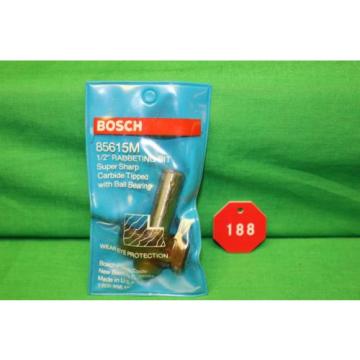 BOSCH-85615M 1/2 In. x 1/2 In. Carbide Tipped Rabbeting Bit NEW