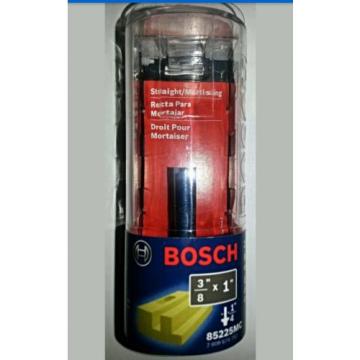 Bosch 85225MC 1/4in Shank 3/8 X 1in Double Flute Straight Router Bit