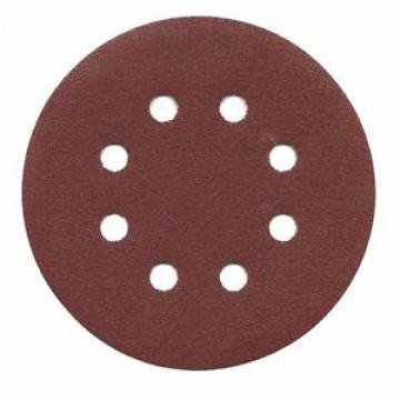 BOSCH SR5R105 5&#034; 100 Grit Hook and Loop Discs, 8-Hole - 50 pack