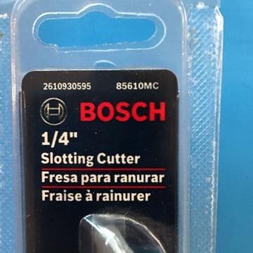 NEW BOSCH 1/4&#034; SLOTTING CUTTER 3 WING CARBIDE TIPPED ROUTER BIT 85610 USA