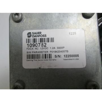 Sauer Danfoss 1090782 Hydraulic Fan Control Valve &amp; Solenoid S/W Parameter 12VDC