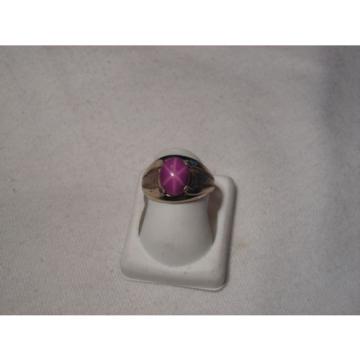 ..Vintage Man&#039;s/Men&#039;s 10K Gold Filled,Linde/Lindy Ruby Star Sapphire Ring,Size 7