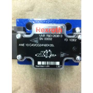 REXROTH 4WE10C40/CG24N9DK35L DIRECTIONAL CONTROL VALVE Origin R901263813