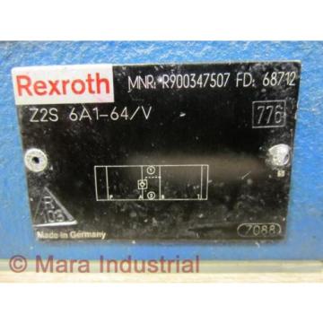 Rexroth Bosch R900347507 Check Valve Z2S 6A1-64/V - origin No Box