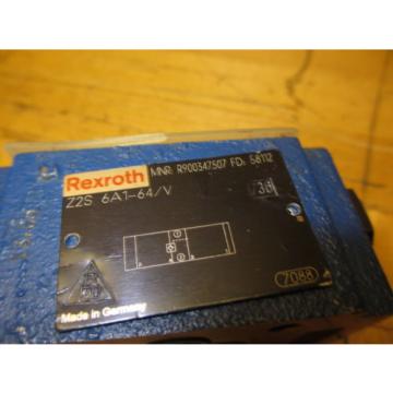 Rexroth R900347507 Hydraulic Check Valve Z2S6A1-64/V