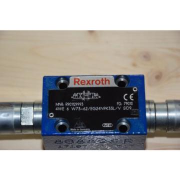 REXROTH R901129993 4WE 6 W73-62/EG24N9K33L/V HYDRAULIC DIRECTIONAL VALVE