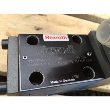 Rexroth 0811403552 Directional Control Valve 4WRPNH6C3B04L-20/M/24PA6A