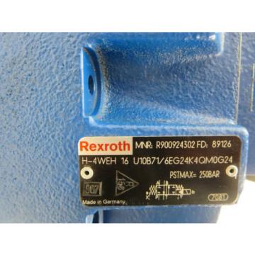 Rexroth  H-4WEH 16 U10B71/6EG24K4QM0G24 Monitored Directional Valve