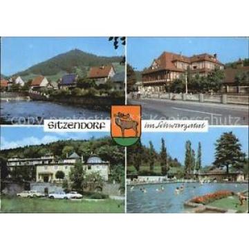 72520824 Sitzendorf Thueringen Schwarza Hotel Bergterrasse Zur Linde Schwimmbad