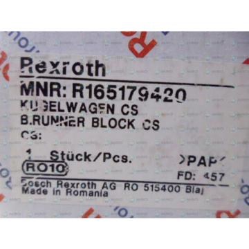 REXROTH R165179420 LINEAR BEARING Origin IN BOX