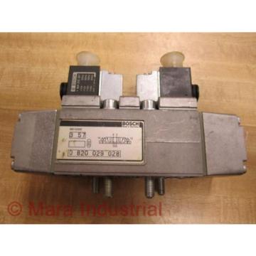 Rexroth Bosch 0 820 029 028 Directional Control Valve 0820029028 - Used