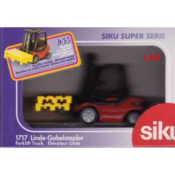 SIKU SUPER SERIE 1:55 Metall 1717 Linde - Gabelstapler Forklift Truck rar OVP