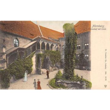 Germany Nuremberg, Nuernberg, Schlosshof mit Linde