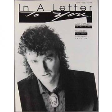 IN A LETTER TO YOU Dennis Linde EDDY RAVEN Sheet Music PIANO VOCAL GUITAR