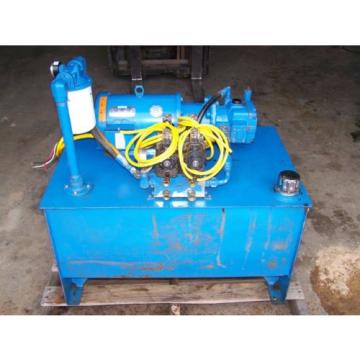 Nachi Variable Vane Pump Hydraulic Unit VDC-2B-2A3-E35 Leeson 5 HP 230/460V