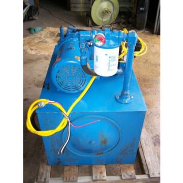 Nachi Variable Vane Pump Hydraulic Unit VDC-2B-2A3-E35 Leeson 5 HP 230/460V