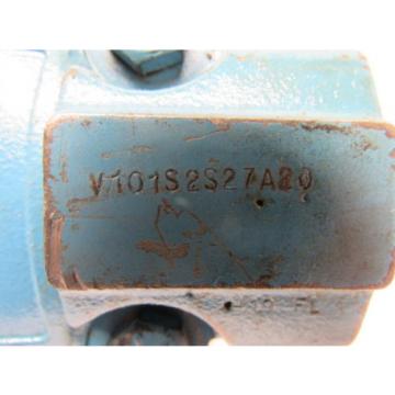 Vickers V101S2S27A20 Single Vane Hydraulic Pump 1#034; Inlet 1/2#034; Outlet