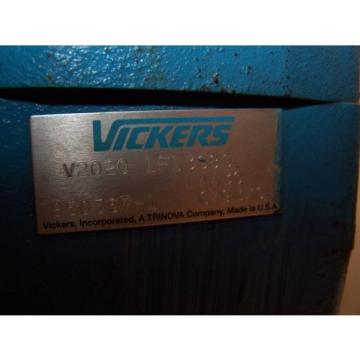 Origin VICKERS FIXED DISPLACEMENT DOUBLE VANE HYDRAULIC PUMP V2020-1F13S8S-1AA30
