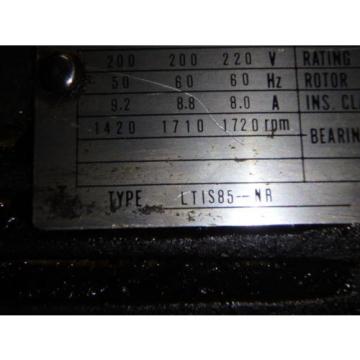 Nachi Variable Vane Pump Motor_VDR-1B-1A3-1146A_LTIS85-NR_UVD-1A-A3-22-4-1140A