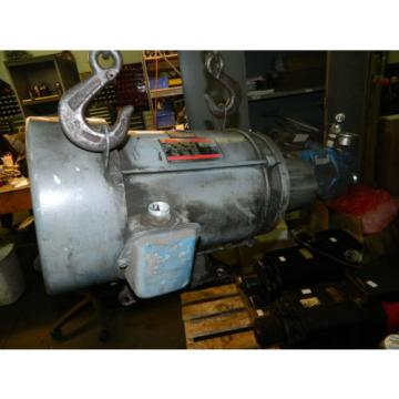 10 HP AC Motor w/ Vickers Hydraulic Pump, VQ10-A2R-SE15-20-C21-12, Used