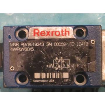 Rexroth R978919343 Hydraulic Direction Valve 4WP6Y60/5 origin