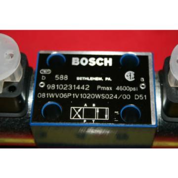 Origin Bosch Rexroth Hydraulic Flow Control Valve 9 810 231 442 9810231442 - BNWOB