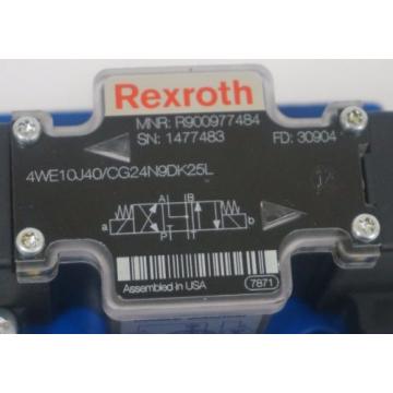 Origin REXROTH 4WE10J40/CG24N9DK25L CONTROL VALVE R900977484
