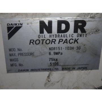 DAIKIN OIL HYDRAULIC UNIT ROTOR PACK_NDR151-103H-30_RP15A1-22-30-001