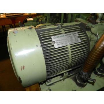 Daikin 2 HP Oil Hydraulic Unit, # Y473063-1, Daikin Pump # V15A1R-40Z, Used