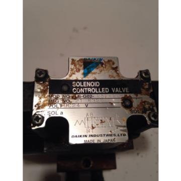 Daikin MC-02P-05-50 Hydraulic Check Solenoid Valve Ls-g02-2bp-20-en 24vdc